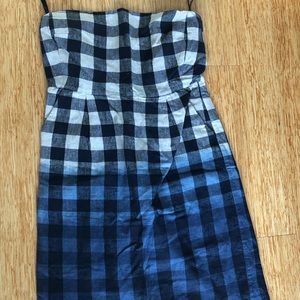 Gap Navy Plaid Sleeveless Dress, size 6